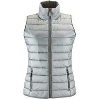 SOL'S Women's Wave Padded Water Repellent Bodywarmer Gilet in Grey | Size: Medium