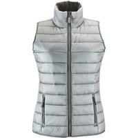 SOL'S Women's Wave Padded Water Repellent Bodywarmer Gilet in Grey | Size: XL