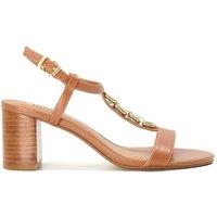 Dune London Women's 'Just' Leather Sandals in Tan | Size: 8