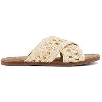 Dune London Women's 'Level' Sandals in Natural | Size: 3
