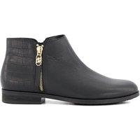 Dune London Women's 'Pond' Leather Ankle Boots in Black | Size: 5