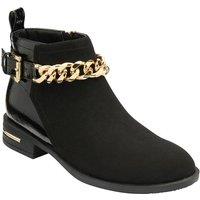 Lotus Women's Black 'Kiri' Zip-Up Ankle Boots | Size: 5