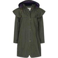 Lighthouse Clothing Women's Outrider 3/4 Length Waterproof Raincoat in Khaki | Size: 20