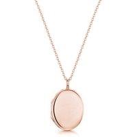 LOVELOX Lockets Women's Oval Locket in Rose Gold