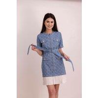 BeReal Women's 'Classic' Denim Dress in Blue | Size: Small