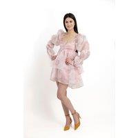 BeReal Women's LILY SHORT DRESS in Light Pink | Size: Large