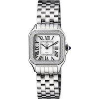 Milan Silver Dial Stainless Steel Swiss Quartz Diamond Watch