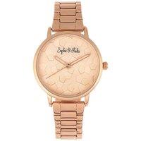 Sophie and Freda Women's Breckenridge Bracelet Watch in Rose Gold
