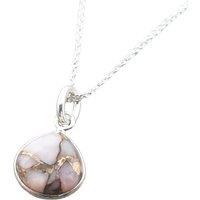 Harfi Women's 925 Sterling Silver Opal October Birthstone Necklace | Size: 18 inches