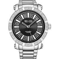 Madison 5563 50mm Crystal Watch with Stainless Steel Strap
