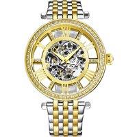Delphi 3944 Automatic Skeleton Wrist Watch 38mm Case Stainless steel link bracelet