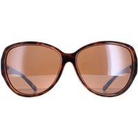Oval Havana Brown Flower Print Brown TB1394 Shay