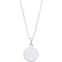 Simply Silver Women's Sterling Silver 925 Round Locket