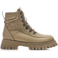 Moda In Pelle Women's 'Sh Anello' Leather Ankle Boots in Beige | Size: 3