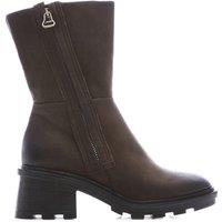 Moda In Pelle Women's 'Allura' Leather Ankle Boots in Grey | Size: 4