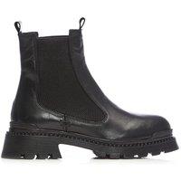 Moda In Pelle Women's 'Sh Anika' Leather Ankle Boots in Black | Size: 6