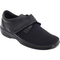 Mod Comfys Women's X Wide Orthotics Stretch Comfort Shoes in Black | Size: 6