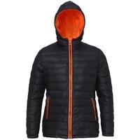 2786 Women's Hooded Water & Wind Resistant Padded Jacket in Black | Size: Medium