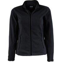 TEE JAYS Women's Full Zip Active Lightweight Fleece Jacket in Black | Size: XL