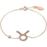 Latelita Women's Zodiac Horoscope Star Sign Bracelet Taurus in Rose Gold