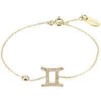 Latelita Women's Zodiac Horoscope Star Sign Bracelet Gemini in Gold