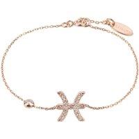 Latelita Women's Zodiac Horoscope Star Sign Bracelet Pisces in Rose Gold