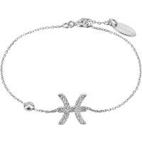 Latelita Women's Zodiac Horoscope Star Sign Bracelet Pisces in Silver