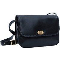 PRIMEHIDE Women's 'Tuscan' Triple Compartment Handbag in Navy