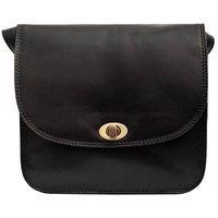 PRIMEHIDE Women's 'Tuscan' Large Triple Compartment Handbag in Black
