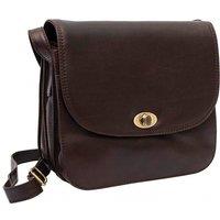 PRIMEHIDE Women's 'Tuscan' Large Triple Compartment Handbag in Brown