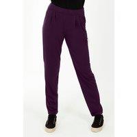 Hot Squash Women's Slouch n Glam Trousers in Purple | Size: 8