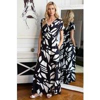 Hot Squash Women's Iconic Maxi Dress in Black | Size: 14