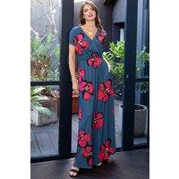 Hot Squash Women's Maxi Dress in Teal | Size: 12