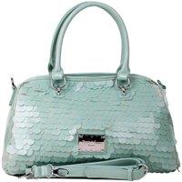 Claudia Canova Women's Large Twin Strap Bowling Style Bag in Mint