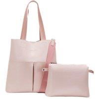 Claudia Canova Women's Eugenia Twin Strap Twin Pocket Tote Bag in Pink