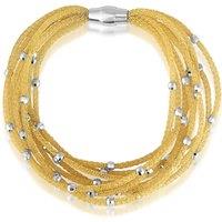 Charles William Women's Gold Magnetic Love Bangle from Fine Italian Designed Jewellery