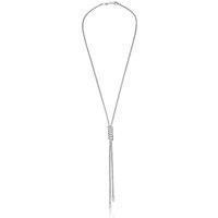 Charles William Women's Premium Silver Necklace Love Intertwined from Fine Italian Designed Jewellery