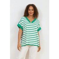 Kite Women's Charmouth V-Neck Knit Top in Green