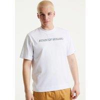 House of Holland Women's Holographic Rainbow Transfer Printed T-Shirt in White | Size: Small