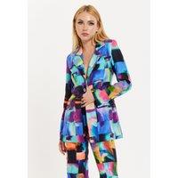 House of Holland Women's Abstract Patchwork Print Blazer | Size: 12