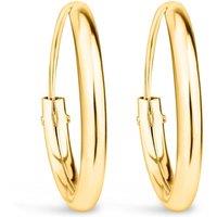 Fraser Hart Women's 9ct Yellow Gold Sleeper Hoop Earrings