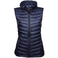 TEE JAYS Women's Padded Zepelin Vest Jacket Gilet in Mid Navy | Size: Large