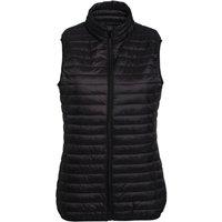 2786 Women's Tribe Fineline Padded Gilet/Bodywarmer in Black | Size: Medium