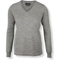 Nimbus Women's Ashbury Knitted V Neck Jumper in Grey | Size: 2XL