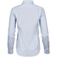 TEE JAYS Women's Stretch Luxury Long Sleeve Poplin Shirt in Light Blue | Size: XS