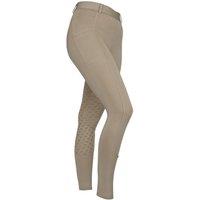 Aubrion Women's Albany Horse Riding Tights in Beige | Size: XS