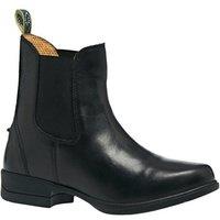 Moretta Women's Lucilla Leather Jodhpur Boots in Black | Size: 8