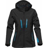Stormtech Women's Patrol Hooded Soft Shell Jacket in Jet Black | Size: Large