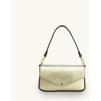 Apatchy London Women's The Munro Leather Shoulder Bag in Gold