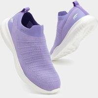 Finily Women's Ellie Comfortable Slip-on Trainer in Purple | Size: 3